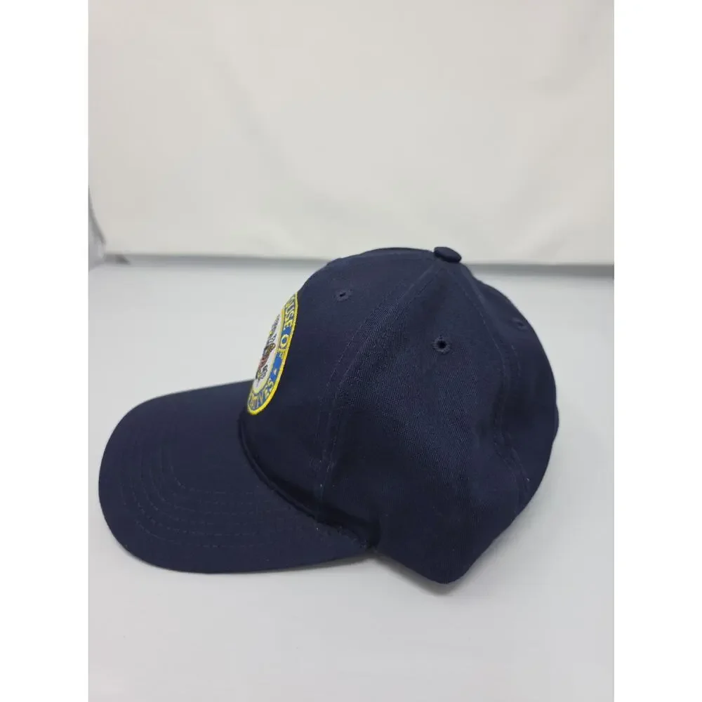 U. S. House Of Represetatives Blue Hat Cap Made In Usa New